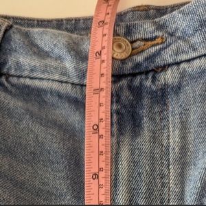 American Eagle Stretch Curvy Mom Jeans Light Wash 14 Short
